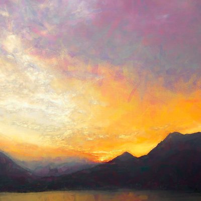 Sunset Sailing, 2018 by Unbekannt Unbekannt